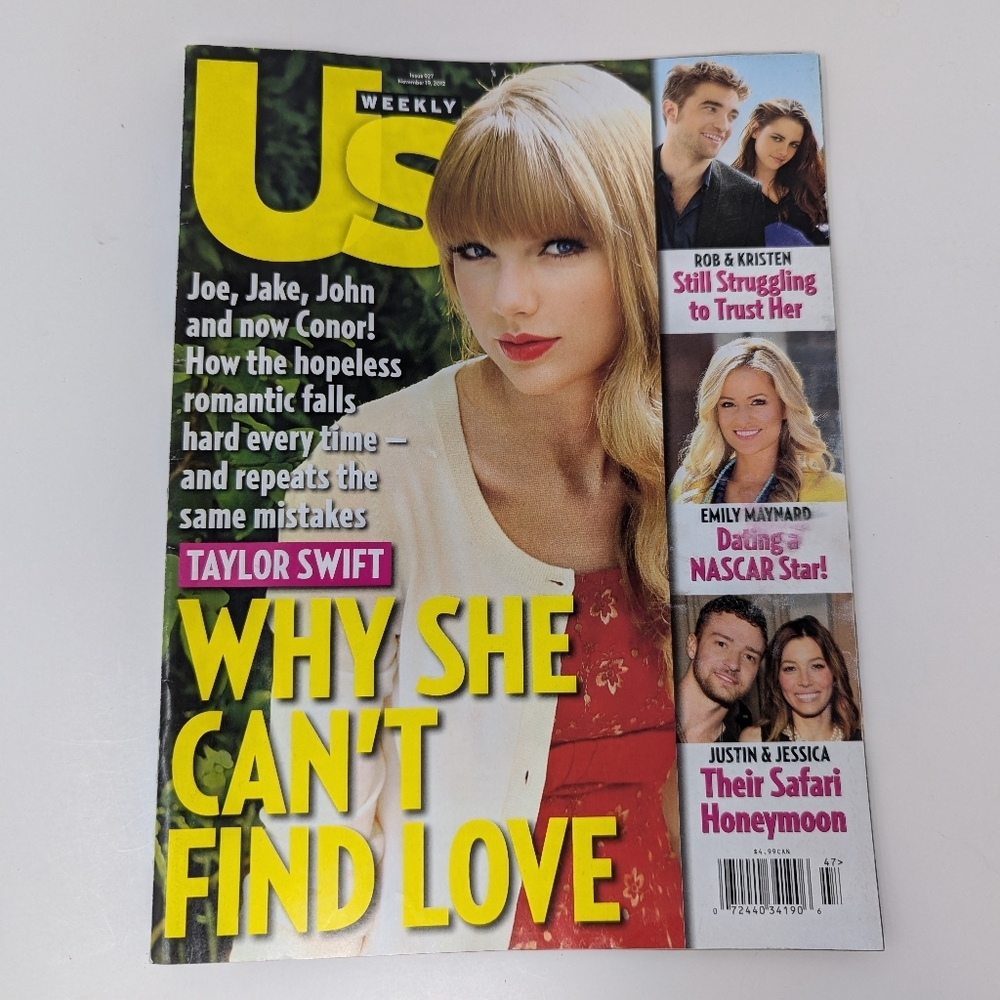 Taylor Swift Magazine US Weekly November 2012